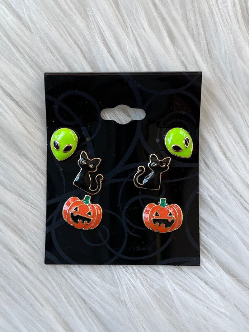 Halloween Stud Trio Earrings