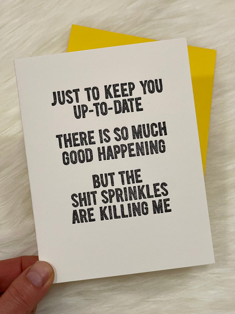 Shit Sprinkles Card