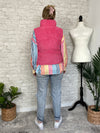 Chance Corduroy Puffer Vest Pink