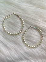 Pearl Hoop Earring