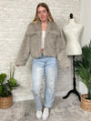 Blythe Faux Fur Jacket Tan