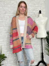 Phoebe Coral+Pink Cardigan