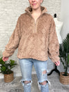 Fuzzy Fleece Cozy Cable Mocha