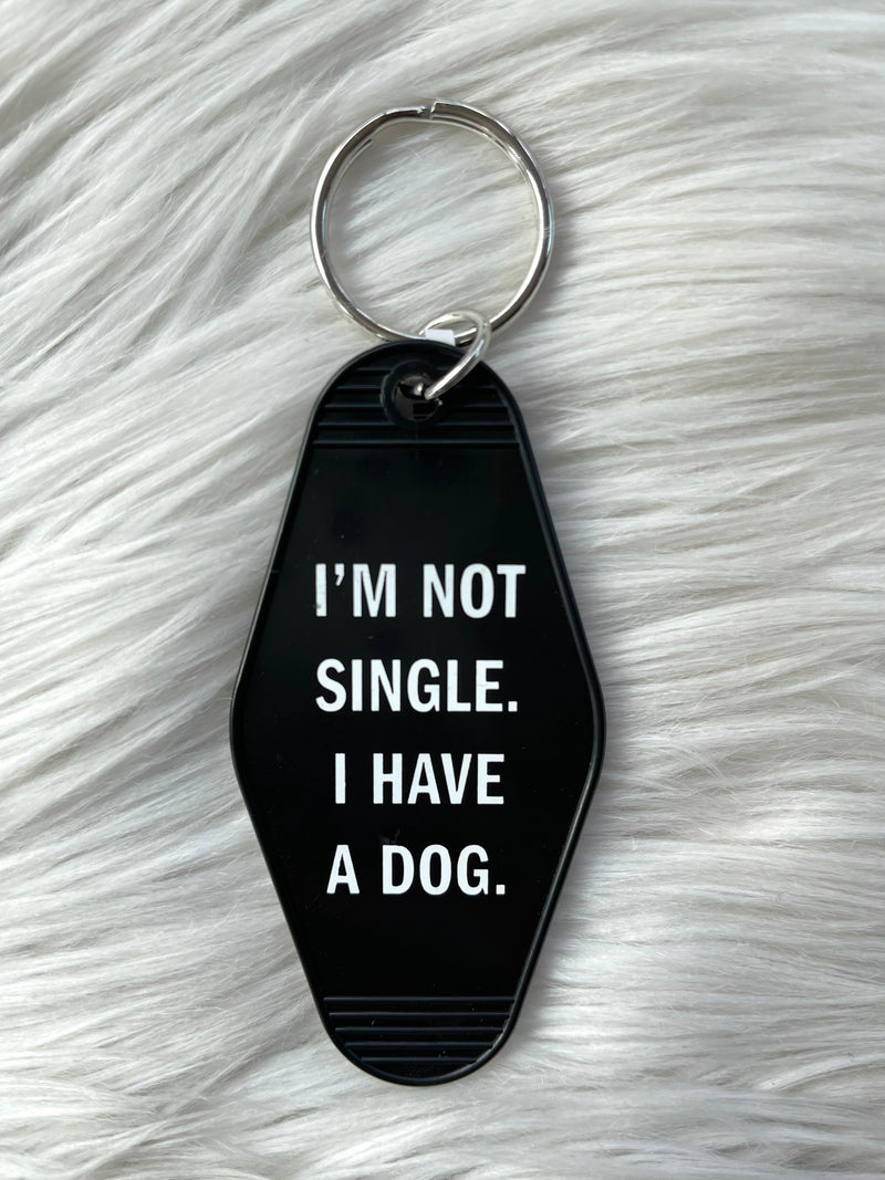 I Have A Dog Keychain