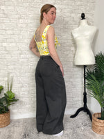 Ostra Wide-Leg Trouser Black