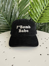 F*Bomb Babe Hat Black