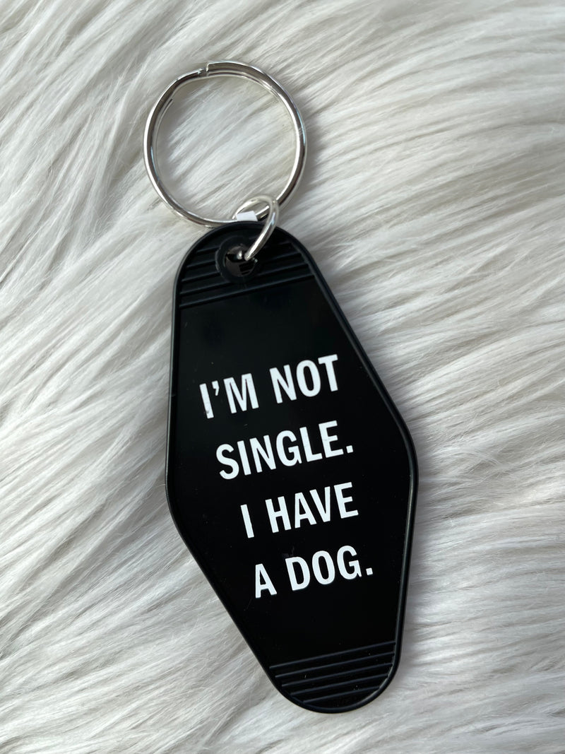 I Have A Dog Keychain