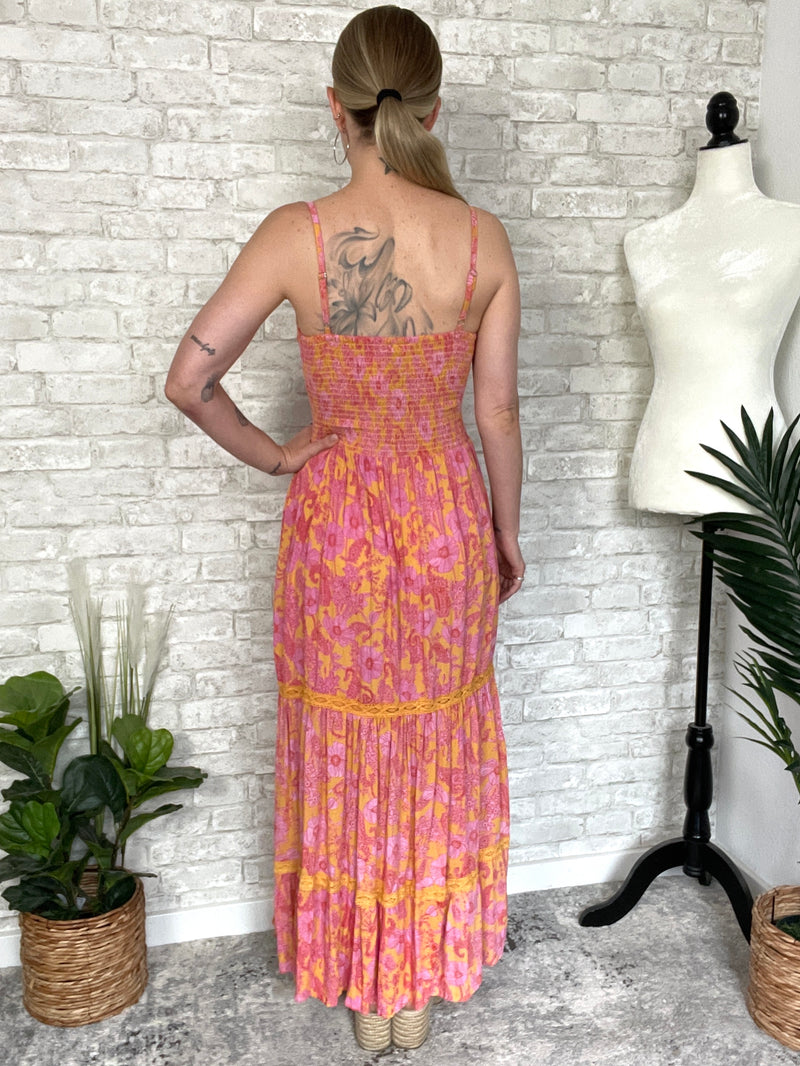 Mason Twist Maxi Marigold + Pink