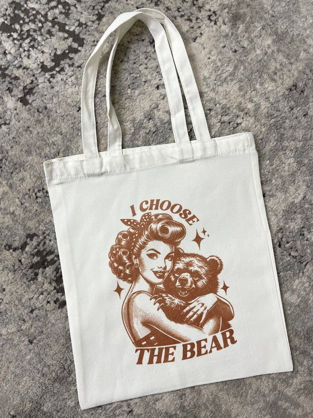 I Choose The Bear Tote Bag