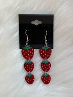 Triple Berry Earring