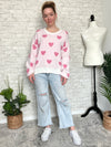 Sweet Pink Hearts Sweater