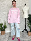 Gangster Of Love Sweatshirt - Pink