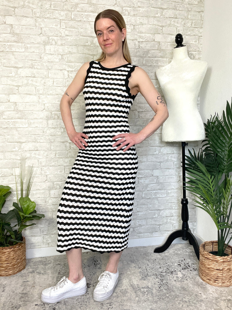 Neive B+W Knit Dress