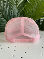 Drink Margs Trucker Hat Light Pink