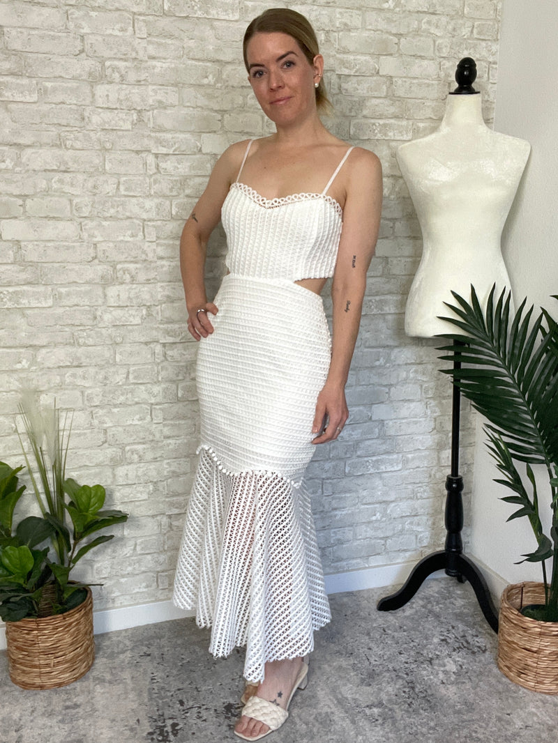 Amore White Lace Dress