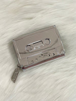 Retro Cassette Wallet Silver