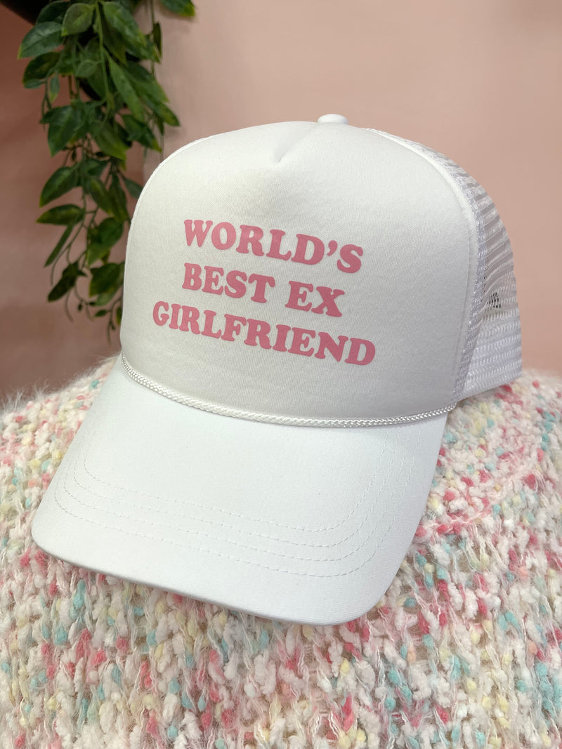 Best Ex-Girlfriend Trucker Hat White