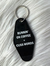 Coffee + Cuss Words Keychain