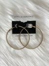 Twist Hoop Earring Gold