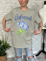 Colorado Columbine T-Shirt Sage Green