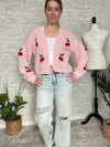 Cherries Jubilee Sweater Pink