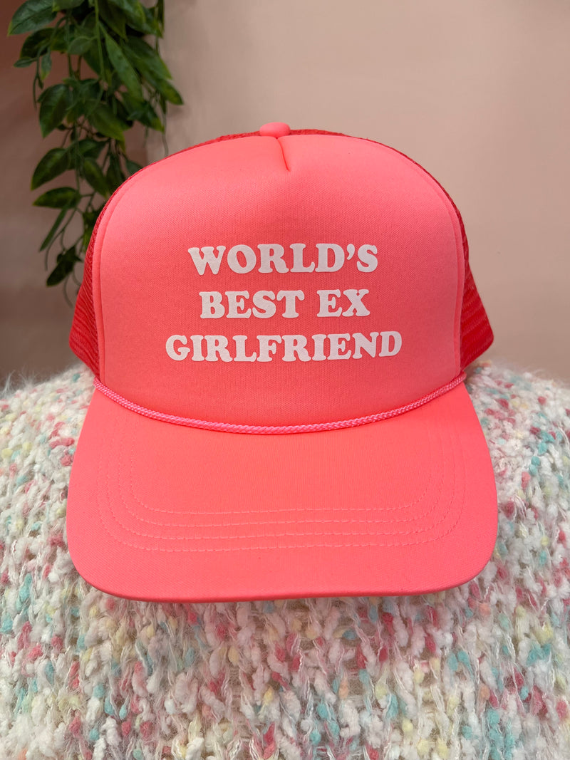 Best Ex-Girlfriend Trucker Hat Hot Pink