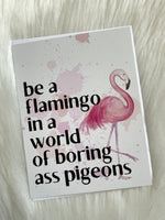 Be A Flamingo Card