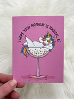 Magical AF Birthday Card