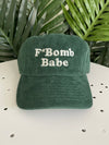 F*Bomb Babe Hat Dark Green