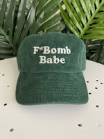 F*Bomb Babe Hat Dark Green