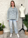 Mini Daisy Chambray Denim Jacket