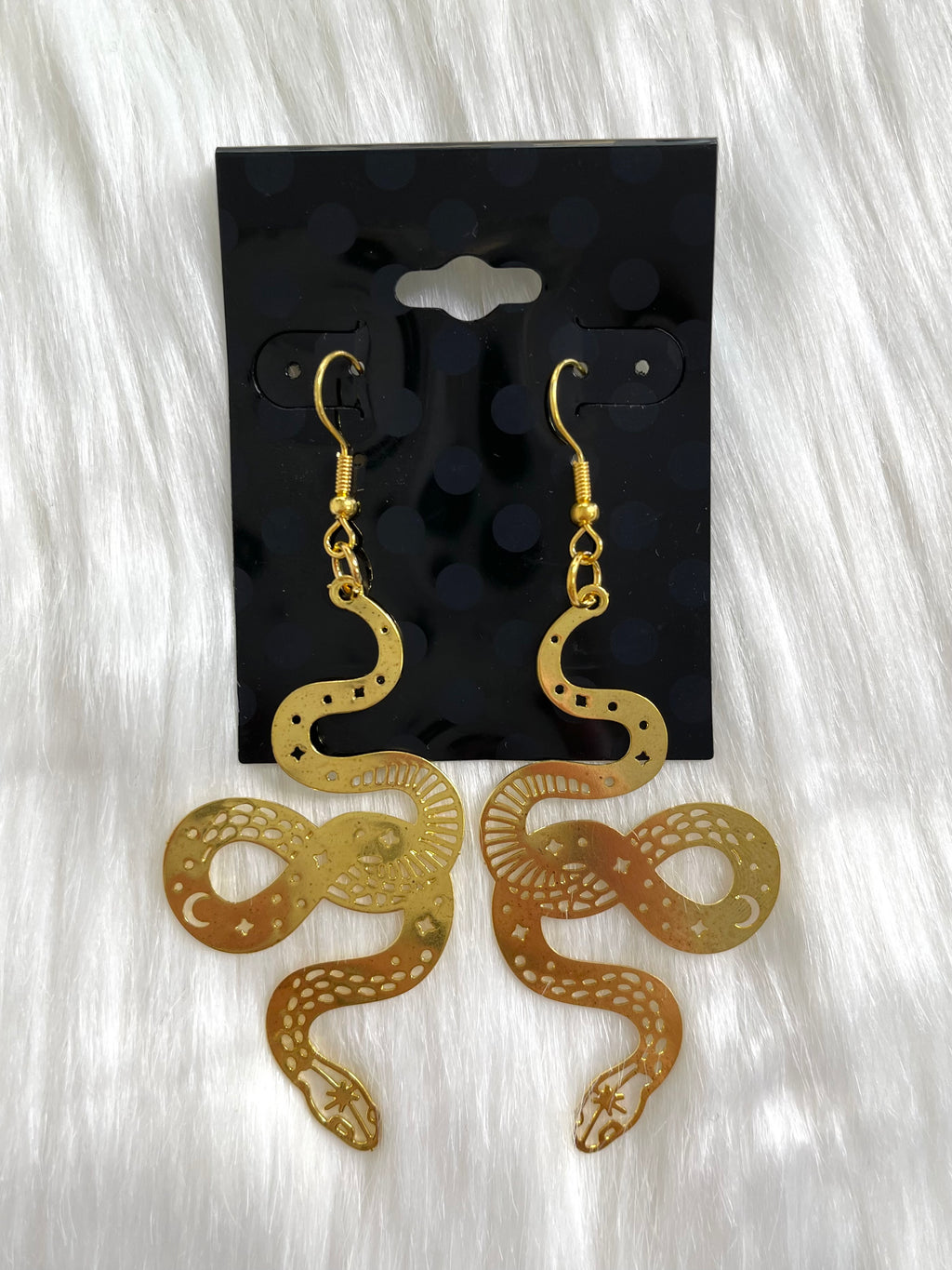 Serpent Slither Earring Gold