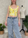 Lemon Spritz Crop Top