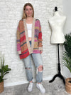 Phoebe Coral+Pink Cardigan