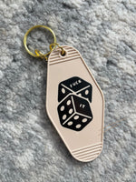 Fuck It *Dice* Keychain