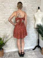 Floral Cinnamon Swirl Dress