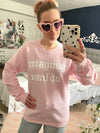 Gangster Of Love Sweatshirt - Pink