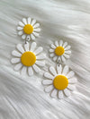 Double Daisy Acrylic Earrings