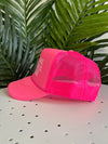 I'm Worse Trucker Hat Hot Pink