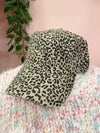 Distressed Cheetah Print Hat