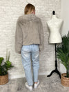 Blythe Faux Fur Jacket Tan