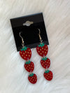 Triple Berry Earring