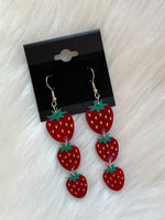 Triple Berry Earring