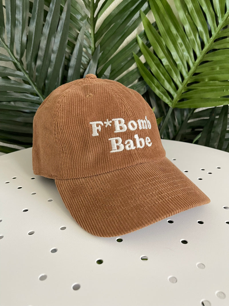 F*Bomb Babe Hat Light Brown