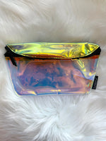 Fydelity Fanny Pack - Clear Cosmic Rainbow