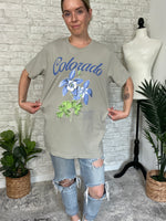 Colorado Columbine T-Shirt Sage Green