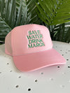 Drink Margs Trucker Hat Light Pink