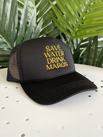 Drink Margs Trucker Hat Black