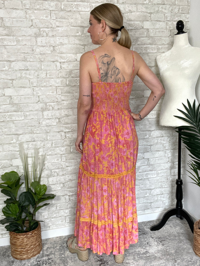 Mason Twist Maxi Marigold + Pink