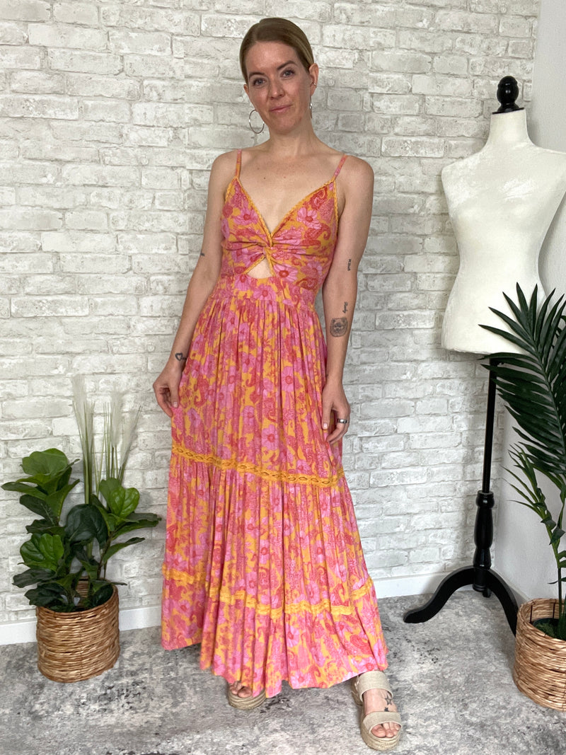 Mason Twist Maxi Marigold + Pink